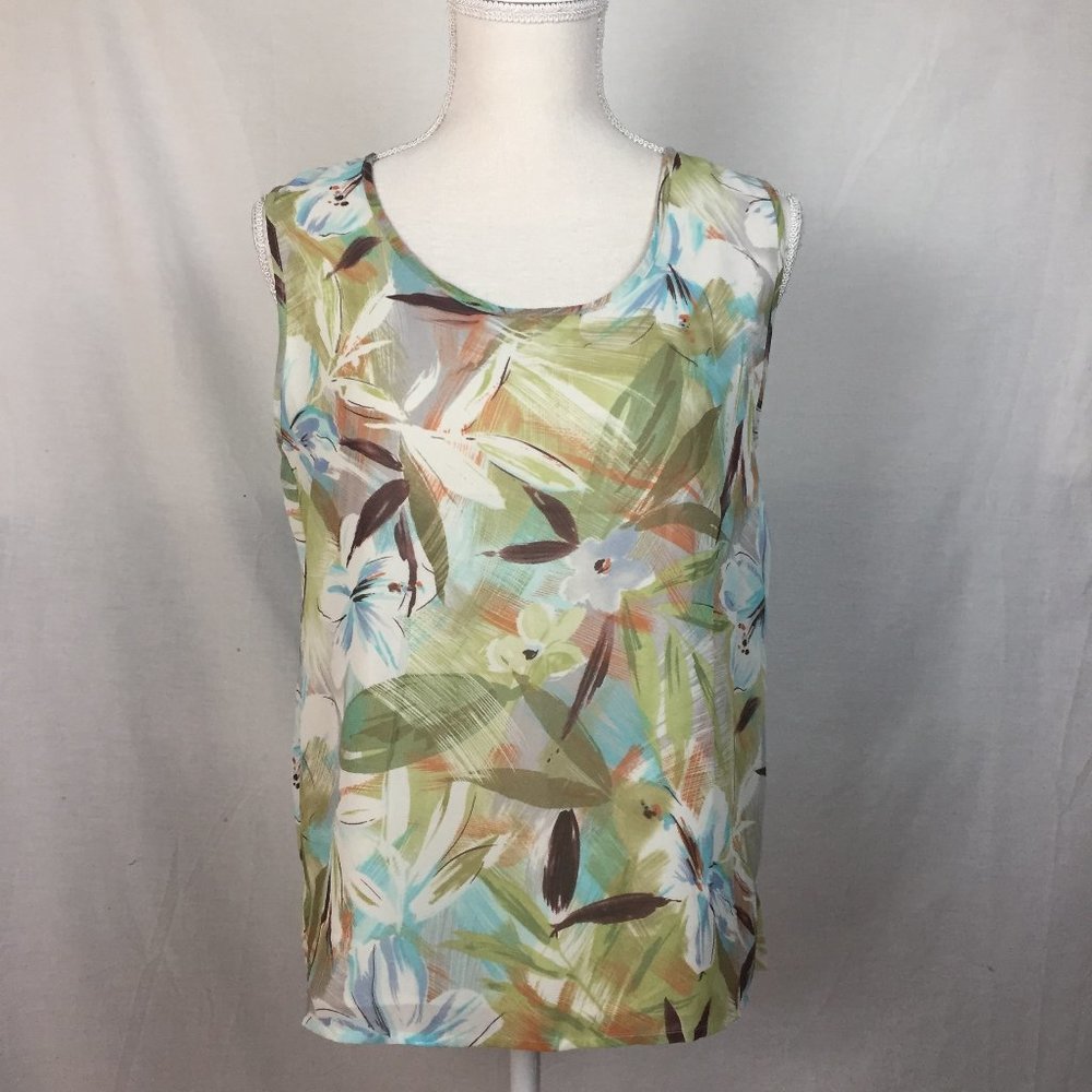 $4 SALE!  Islander Floral Tank